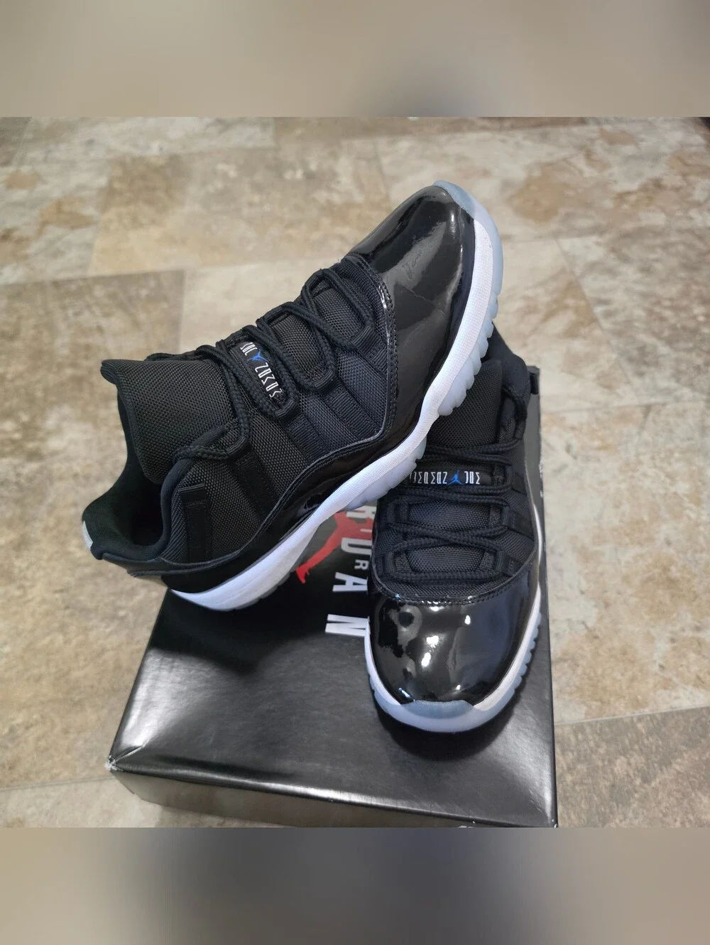 Nike Air Jordan 11 Retro Low Space Jam Black Royal Size 8 Men's / 9.5 Women's